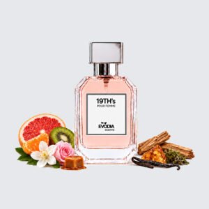 19TH’S perfume for women by Evodia Scents, fresh fruity floral vanilla fragrance bottle
